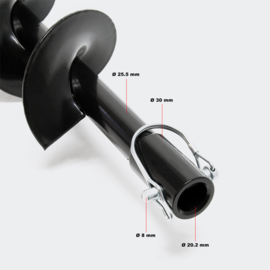 Grondboor gatenfrees 100mm