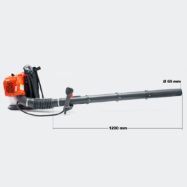 Bladblazer benzine rugmodel 1.7pk incl. accessoires