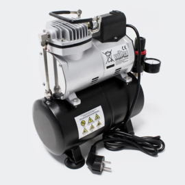 Airbrush Compressor AF186 met start-stop automatische manometer