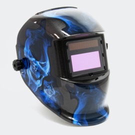 Automatische verduisterende lashelm kleur blauw-zwart