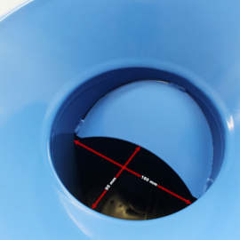 Fruitshredder fruitmolen fruitpers 1100W 2800 tpm
