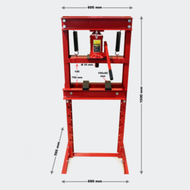 Hydraulische pers werkbank druk tot 20 ton