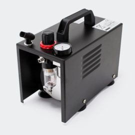 Airbrush-compressor AF18A compact met manometer