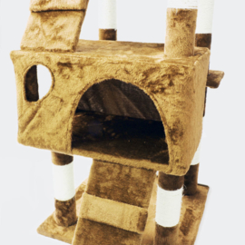 Krabpaal krabboom kattenboom beige 170cm