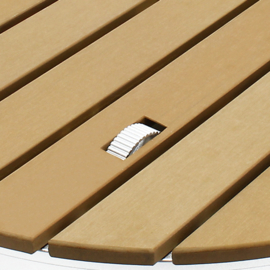 Tuindouche buitendouche Upside Down teak rond Ø 70cm