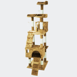 Krabpaal krabboom kattenboom beige 170cm
