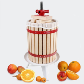 Fruitpers hout 6 liter appelwijn cider incl. 1 pulpdoek