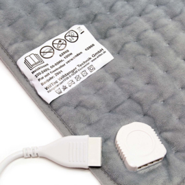 Verwarmingsmatras Fleece 40x30cm 3 Verwarmingsniveau Wasbaar 30 °