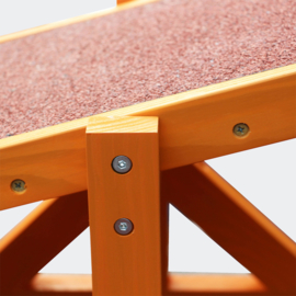 Honden loopplank trainer hout antislip