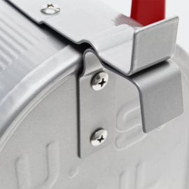 US Mailbox brievenbus Amerikaans Design zilver muurbevestiging
