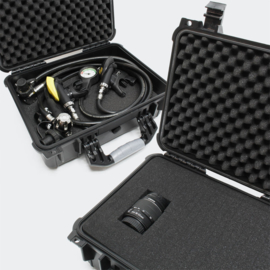 Opbergkoffer Hardcase zwart small 27x24.6x12.4cm