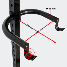 Fietsenrek regelbaar ophangsysteem max. 2 fietsen 90 kg