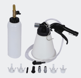 Pneumatisch remvloeistof systeem vacuüm set 1 liter