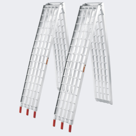 Oprijplaat opvouwbaar draagbaar aluminium 310cm 1080kg 2stuks