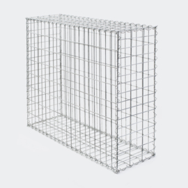 Steenkorf gegalvaniseerd 100x100x30cm
