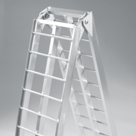 Oprijplaat opvouwbaar draagbaar aluminium 226cm 340kg