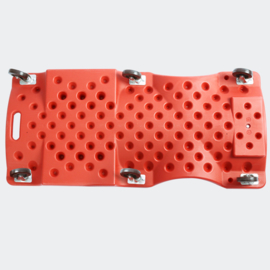 Monteursbed ligkar kunststof rollend garage 103x50x10cm