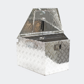 Disselbak aluminium opbergkoffer met slot