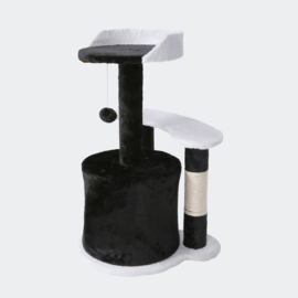 Krabpaal krabboom kattenboom zwart-wit 65cm
