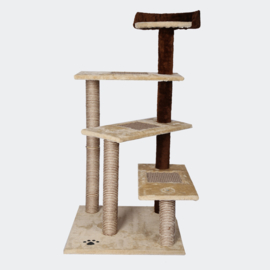Krabpaal krabboom kattenboom beige-bruin 100cm