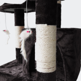 Krabpaal krabboom kattenboom zwart 170cm