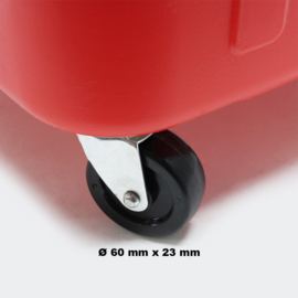 Olie aftapwagen tank 35 liter verstelbare hoogte