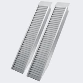 Laadbrug oprijplaat draagbaar aluminium 2 stuks 160cm tot 4050kg