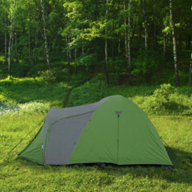 Iglo campingtent 3 personen groen-grijs