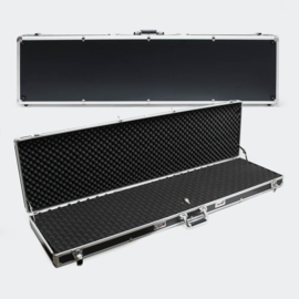 Afsluitbare wapenkoffer aluminium jachtgeweer 134x36x11cm