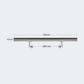 Trapleuning handrail wandbevestiging RVS 50cm