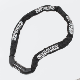Fietsslot cijferslot hangslot zwart ketting met 5-cijferige code 120 cm