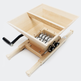 Fruitmolen hout Fruitcrusher met handslinger 7 l