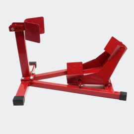 Inrijwielklem motorfiets standaard achterwiel (380kg) rood