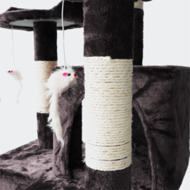 Krabpaal krabboom kattenboom grijs 170cm