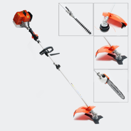 Benzine multi tool tuin heggenschaar kettingzaag-bosmaaier 5 in 1