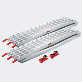 Oprijplaat opvouwbaar draagbaar aluminium 310cm 1080kg 2stuks