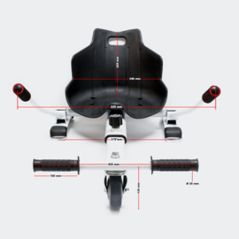 Hoverkart zitje voor Hoverboard rood