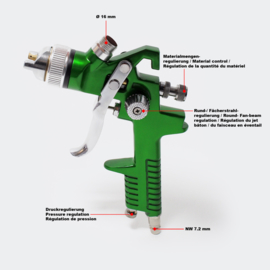 HVLP-spuitpistool 827-A1 mondstuk van 1,4 mm