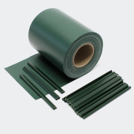 Balkondoek hekdoek privacydoek 35 meter 450 g/m² groen