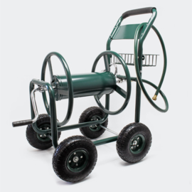 Haspelwagen slanghaspel tuinslang groen tot 50m slang 19mm