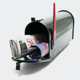 US Mailbox Amerikaans Design groen losse brievenbus