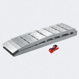 Oprijplaat opvouwbaar draagbaar aluminium 228cm 680kg