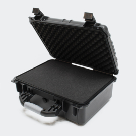 Opbergkoffer Hardcase zwart large 40.6x33x17.4cm