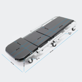 Monteursbed ligkar 2in1 90x41.5x12.5cm