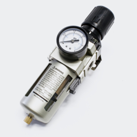 Drukregelaar perslucht met filter en manometer 1,2"