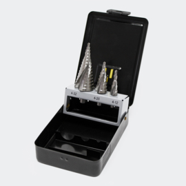 HSS trappenboor spiraalstapboor 3 stuks