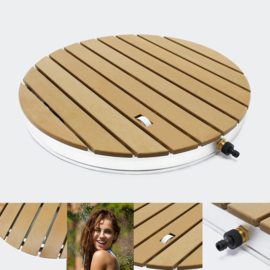 Tuindouche buitendouche Upside Down teak rond Ø 70cm
