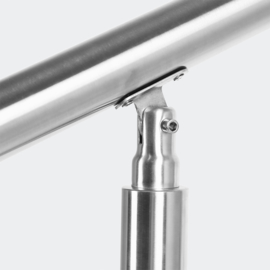 Leuning balustrade traprail rvs 4 dwarsbalken 180cm