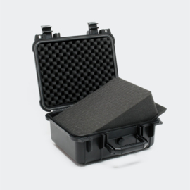 Opbergkoffer Hardcase zwart medium 35x29.5x15cm
