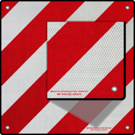 Waarschuwingsbord 500x500mm Spanje/Italië